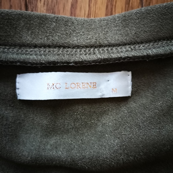 Green Off-the-shoulder Boho top - Picture 9 of 9